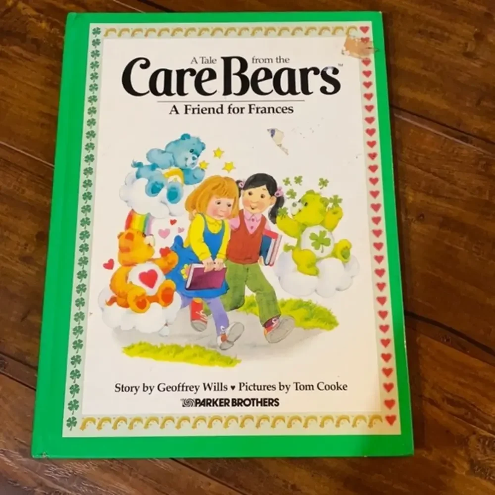 Vintage 1980s Care Bears HC Book Lot 2 Books